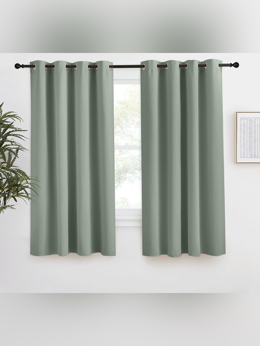 NICETOWN Blackout Curtains 58x84 Set of 2 Panels Thermal Room Darkening